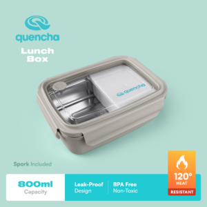 QUENCHA Premium Lunch Box 800ml Bento Box Food Warmer Food Keeper Storage Food Container for Work Office School