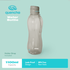 QUENCHA Premium Drinking Water Bottle 16.9oz and 37oz Sports Water Bottle Fitness Water Bottle For Kids