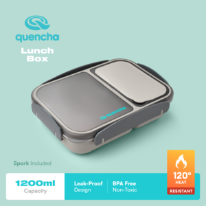 QUENCHA Premium Lunch Box 1200ml Bento Box Food Warmer Food Keeper Storage Food Container for Work Office School